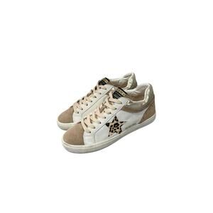 Vintage Havana Bounce White Blush Leopard Sneakers Fashion Womens 9